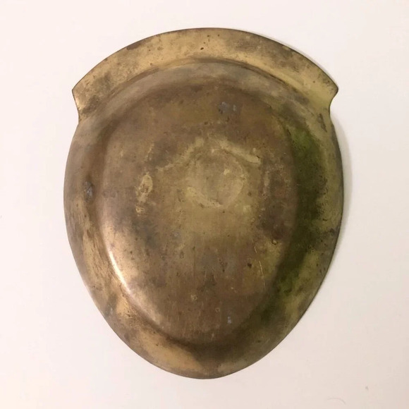 Vintage Brass Pocket Change Dish Trinket Jewelry Key Holder Coin Bowl - Picture 8 of 14